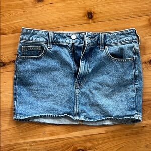 PacSun Light Blue Denim Mini Skirt